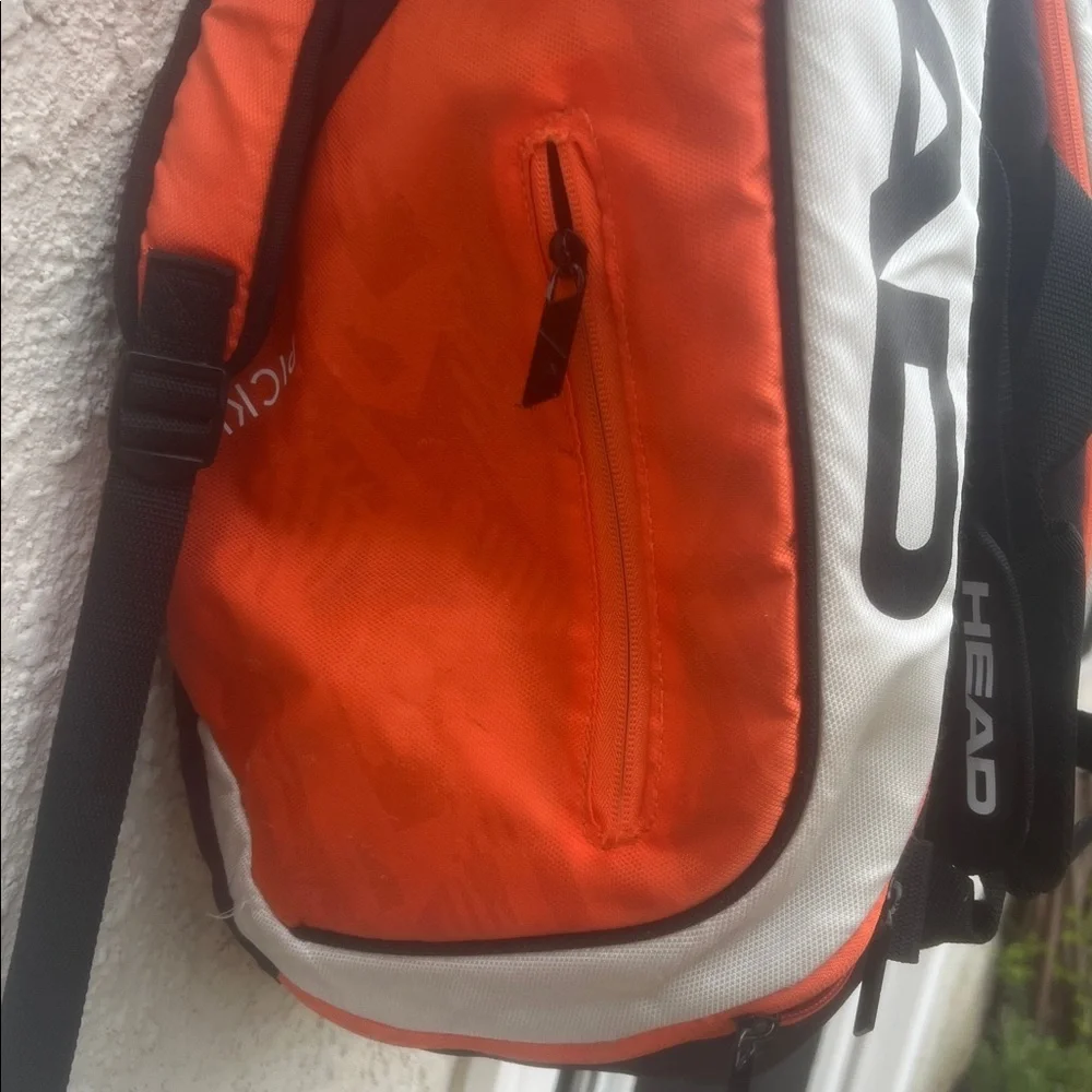 HEAD Tour Pickleball Large Duffle Bag Orange/Black/White